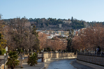 Cauce del Río Genil en Granada