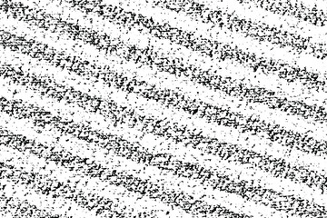 Fototapeta premium Grunge texture of natural fabric with terry fleece striped diagonally. Texture with wide, blurry diagonal stripes. Vector illustration. Overlay template