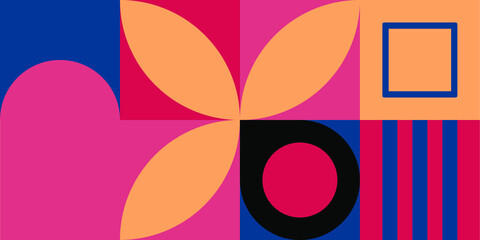 spring pattern geometry flowers puzzle