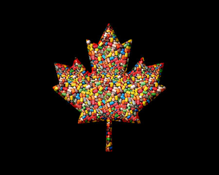 Maple leaf, Canadian Symbol Sweet Candies Icon Logo Symbol illustration