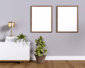 mockup, frame, white, decor, interior, blank picture, wall, interior, mock up, living room design, scandinavian style, interior, artwork. Home staging and minimalism concept
