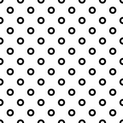 Ring circle seamless pattern background. Vector illustration.