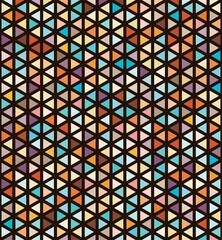 Colorful abstract triangle or cubes pattern thick lines background. Vector illustration.