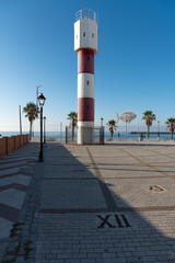 Lighthouse of Barbate against the blue sky, Cadiz, Andalusia, Spain © JMDuran Photography