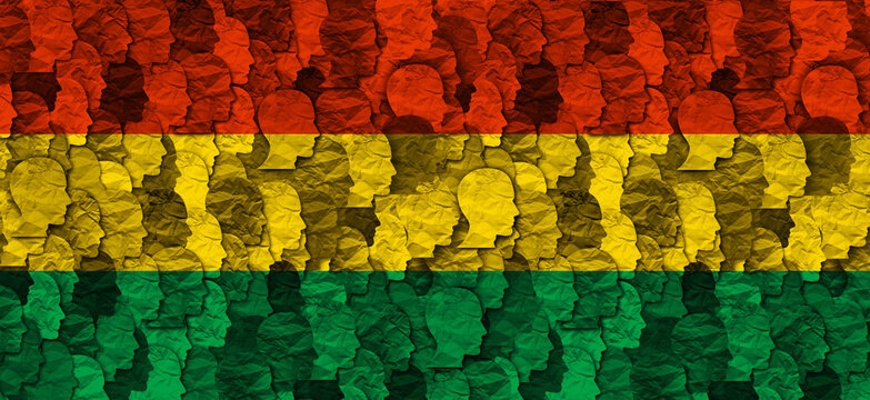 Black History Month celebration and united diverse partnership for diversity and African culture pride as multi cultural pride