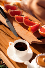 coffee and orange