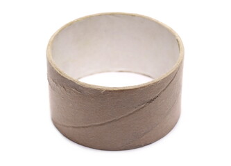Brown adhesive repair tape isolated on white 