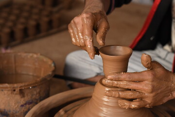 hands of a potter