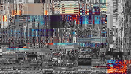 Fototapeta premium Imitation of a Datamoshing texture.