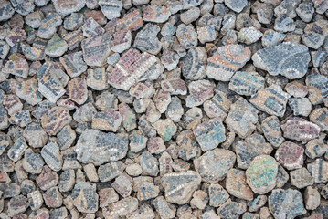 Mosaic of the ancient town of Laodikeia is one of the cities of Anatolia in the 1st century BC. Denizli, Turkey.