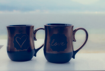 Scarlet pink rose lit up from inside