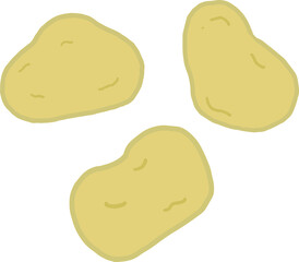 Clip art of potato design