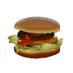 Hamburger Illustration