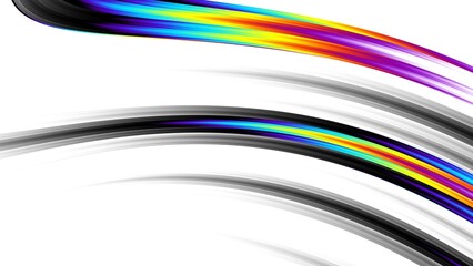 Abstract fractal pattern on white blank background.