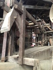 Old Rusted Machinery at Abandoned Gold Rush Gold Mines Argo Colorado