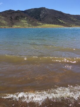 Beach of Lake Nozoriko Gunma Japan