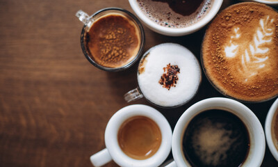 cup of coffee with cinnamon