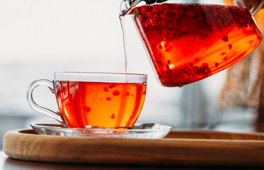 cup of tea with cinnamon