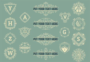 Pack of 18 Logos and Badges