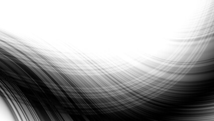Abstract fractal pattern on white blank background.