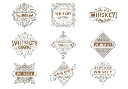 Pack of 9 Logos and Badges