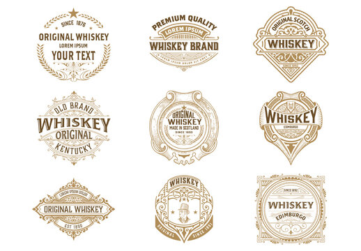 Pack of 9 Logos and Badges