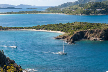 Sailboat In The British Virgin Islands