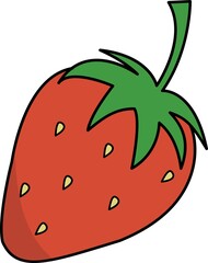 Vector illustration of strawberries