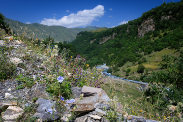 Fototapeta Kaukaskie krajobrazy obraz