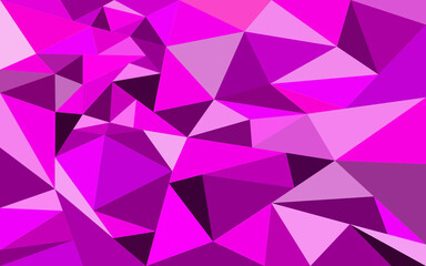 Geometric background with pink triangles