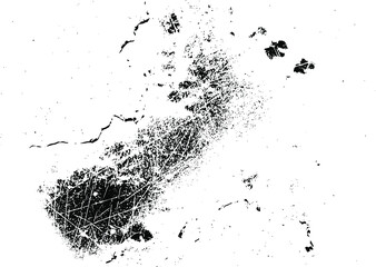 Rustic grunge vector texture with grain and stains. Abstract noise background. Weathered surface. Dirty and damaged. Detailed rough backdrop. Vector graphic illustration with transparent white. EPS10.