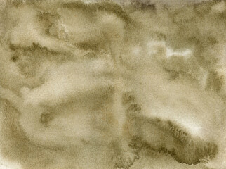 Bright textured vibrant light brown watercolor background. Modern creative gradient earth colors illustration for decoration, nature concept, textures, covers, surface design