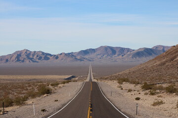 road in death valley