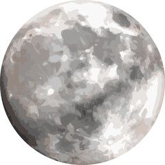 Moon Vector Illustration