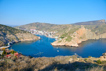 Fototapeta premium Bay with yachts