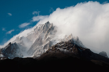 snow covered mountain
