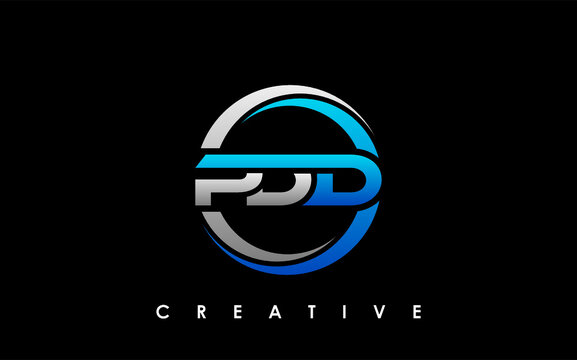 PDD Letter Initial Logo Design Template Vector Illustration