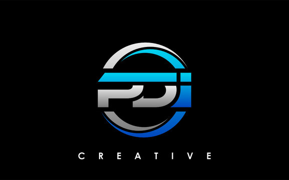 PDI Letter Initial Logo Design Template Vector Illustration