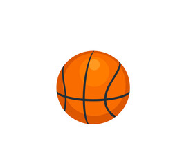 Basketball ball vector isolated icon. Emoji illustration. Basketball ball vector emoticon