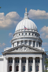 Obraz premium Wisconsin state capitol building
