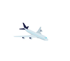 Airplane vector isolated icon. Emoji illustration. Airplane vector emoticon