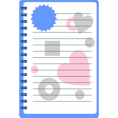 Notepad, a book for recording important events and dates