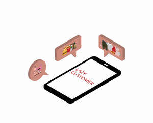 lazy marketing or lazy economy which is a marketing strategy for catching up the lazy consumers