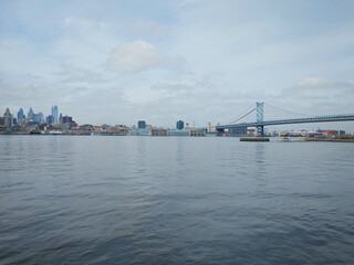 Fototapeta premium philadelphia from across the harbor