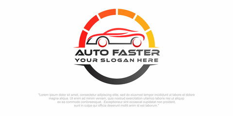 Auto speed logo template