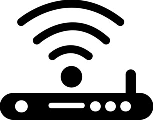 Router icon on white background. Vector illustration..eps