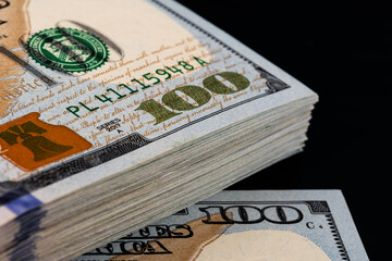 Obraz premium us dollar bills