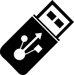 Usb flash drive. vector icon. Simple retro color modern illustration pictogram. Collection concept symbol ..eps