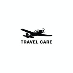 logo travel care design vector
