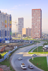 Construction of the residential complex "Yasny Bereg"